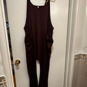 Women's Brown Jumpsuit